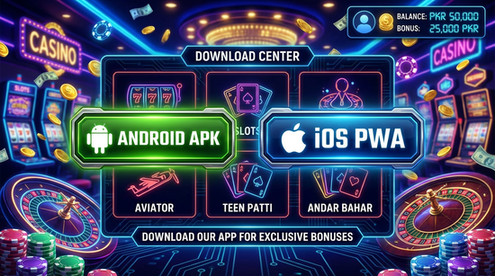 Main screen of q789 download page for PK players - 4